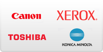 Canon, Konica – Minolta, Xerox,  Toshiba